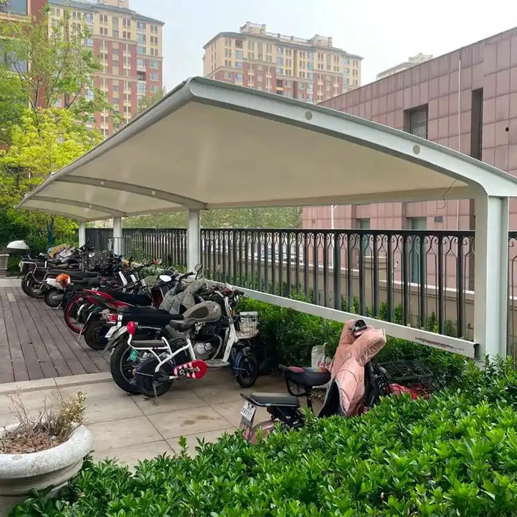 东海县膜结构电动车棚